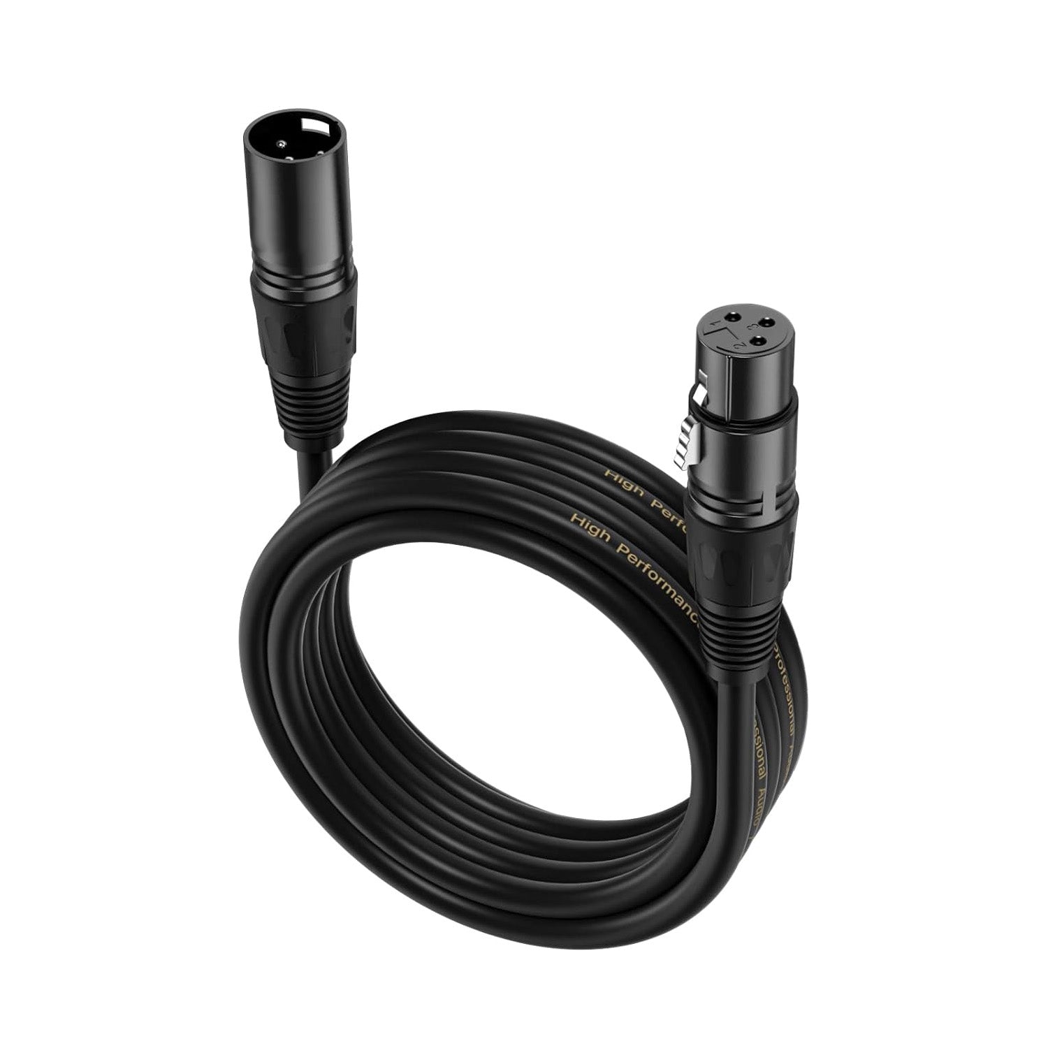 XLR Cable 3 Pins Balanced XLR Microphone Cable Male to Female Suitable for Audio Mixer Speaker Systems Radio Station