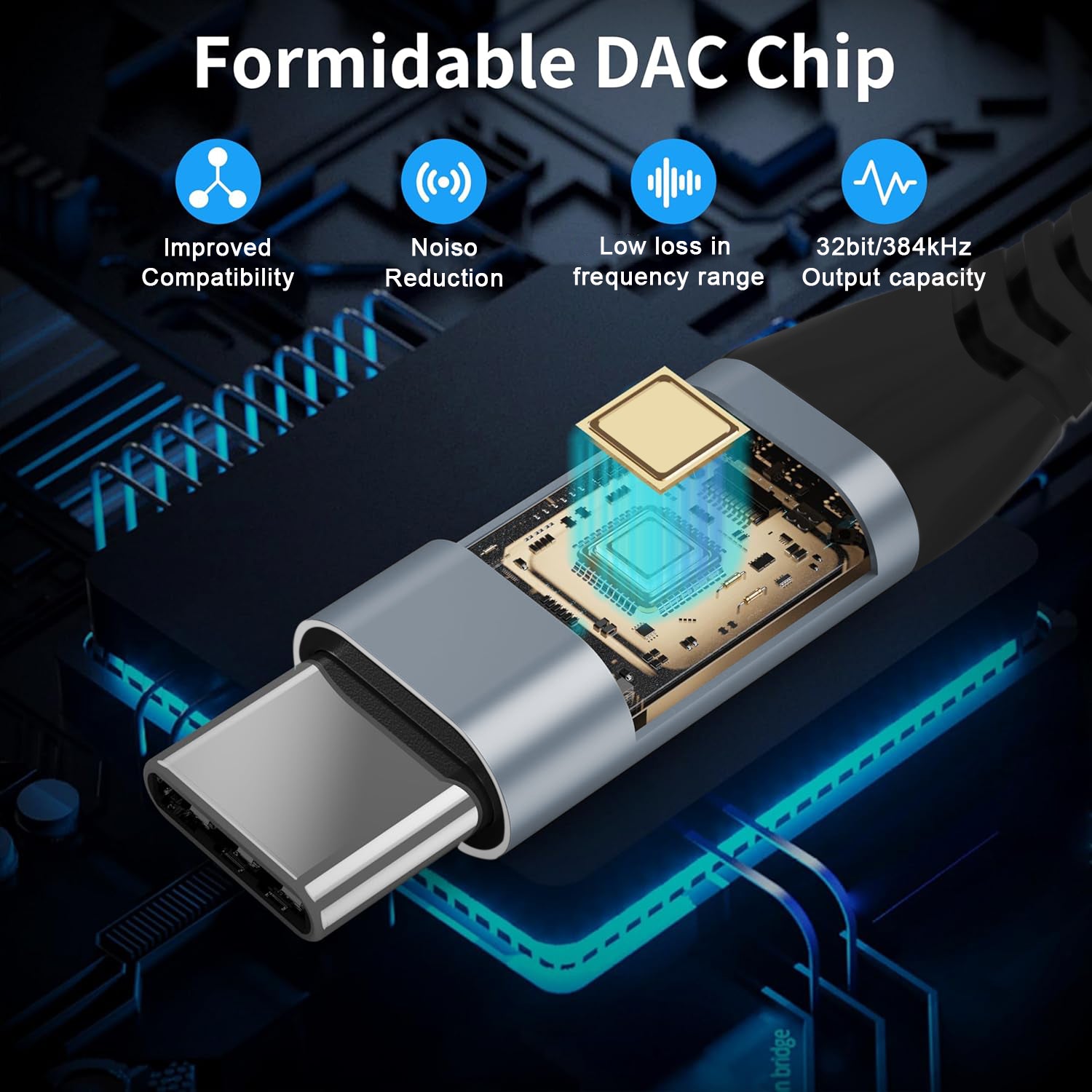 Type-c to dual 6.35 TS